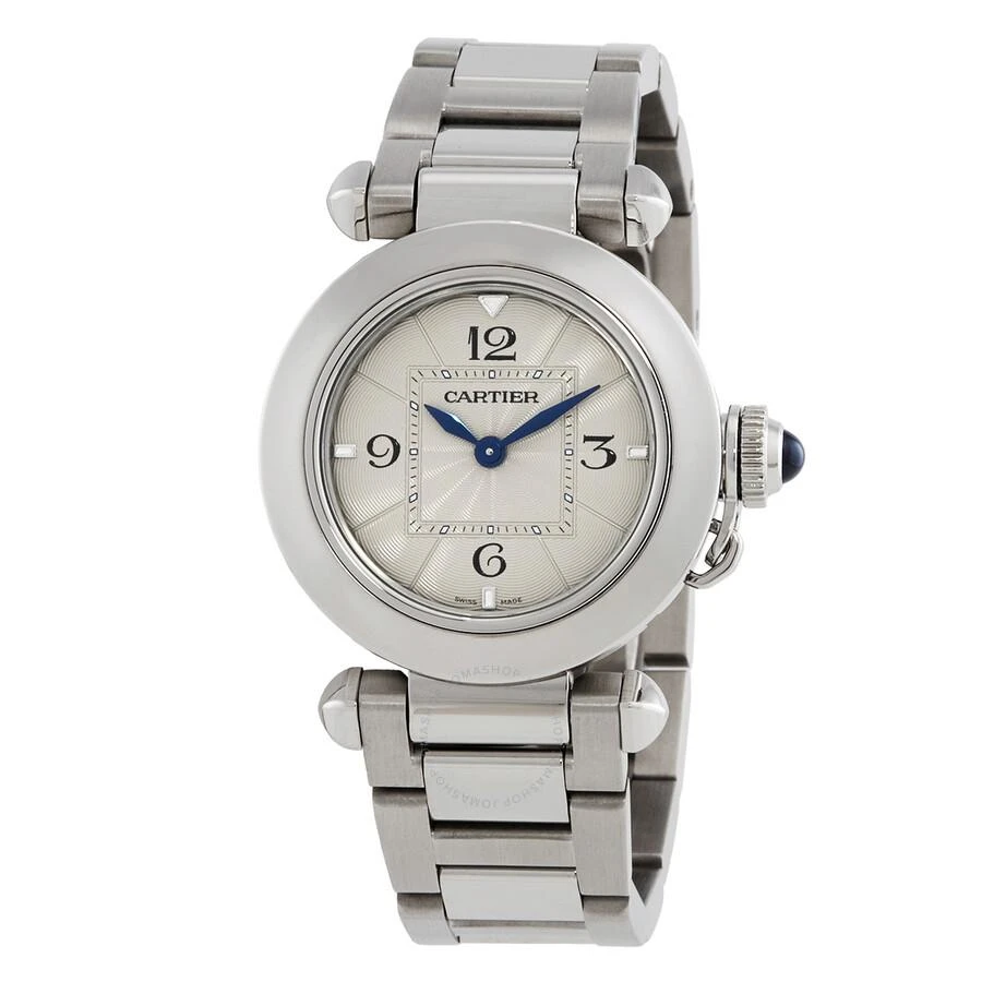 商品Cartier|Pasha De Cartier Quartz Silver Dial Ladies Watch WSPA0021,价格¥36855,第1张图片