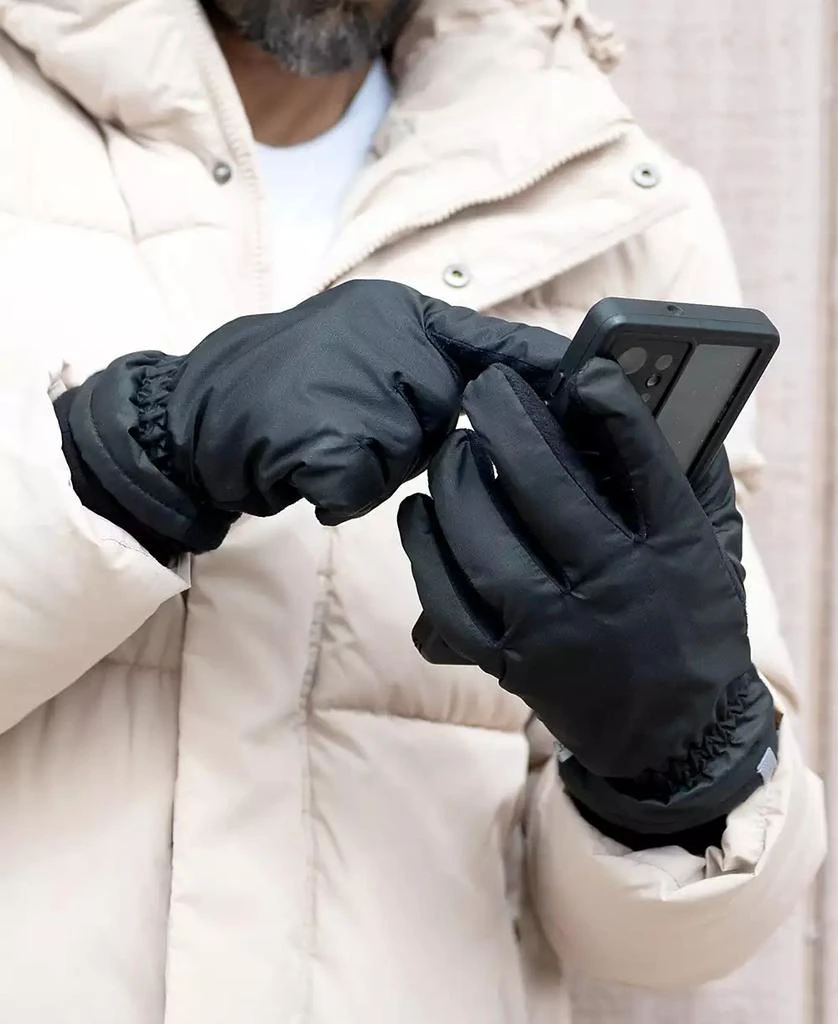 商品Isotoner Signature|Men's Touchscreen Water Repellant Ripstop Gloves,价格¥479,第2张图片详细描述