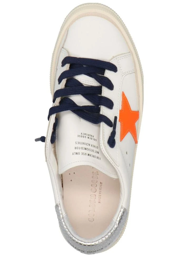 商品Golden Goose|Golden Goose Kids Super Star Lace-Up Sneakers,价格¥1096,第4张图片详细描述