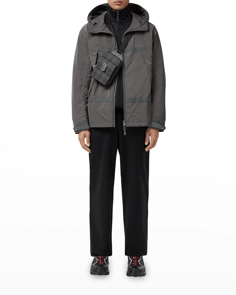 商品Burberry|Men's MS Theo Check Crossbody Bag,价格¥10449,第2张图片详细描述