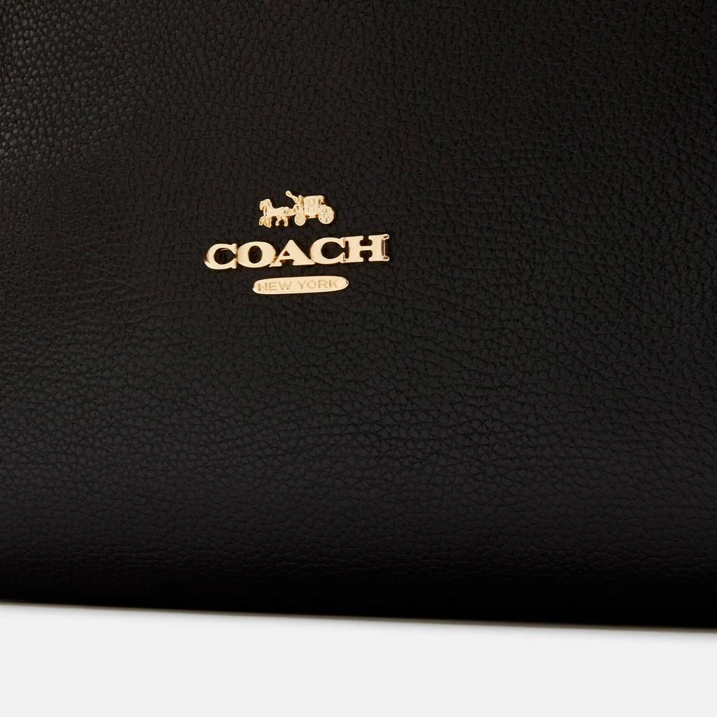 商品Coach|Coach Women's Polished Pebble Leather Hadley Hobo Bag - Black,价格¥2245,第4张图片详细描述