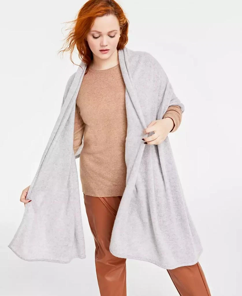 商品Charter Club|100% Cashmere Oversized Scarf, Created for Macy's,价格¥305,第1张图片