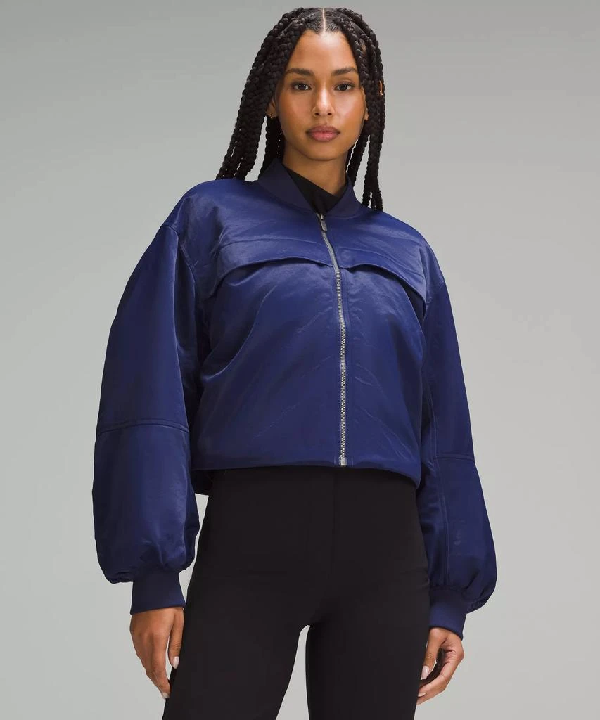 商品Lululemon|Insulated Ruched Bomber Jacket,价格¥1076,第1张图片