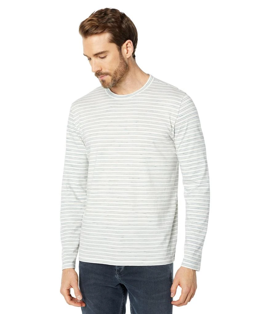 商品Vince|Space Dye Tonal Stripe Long Sleeve Crew,价格¥647,第1张图片