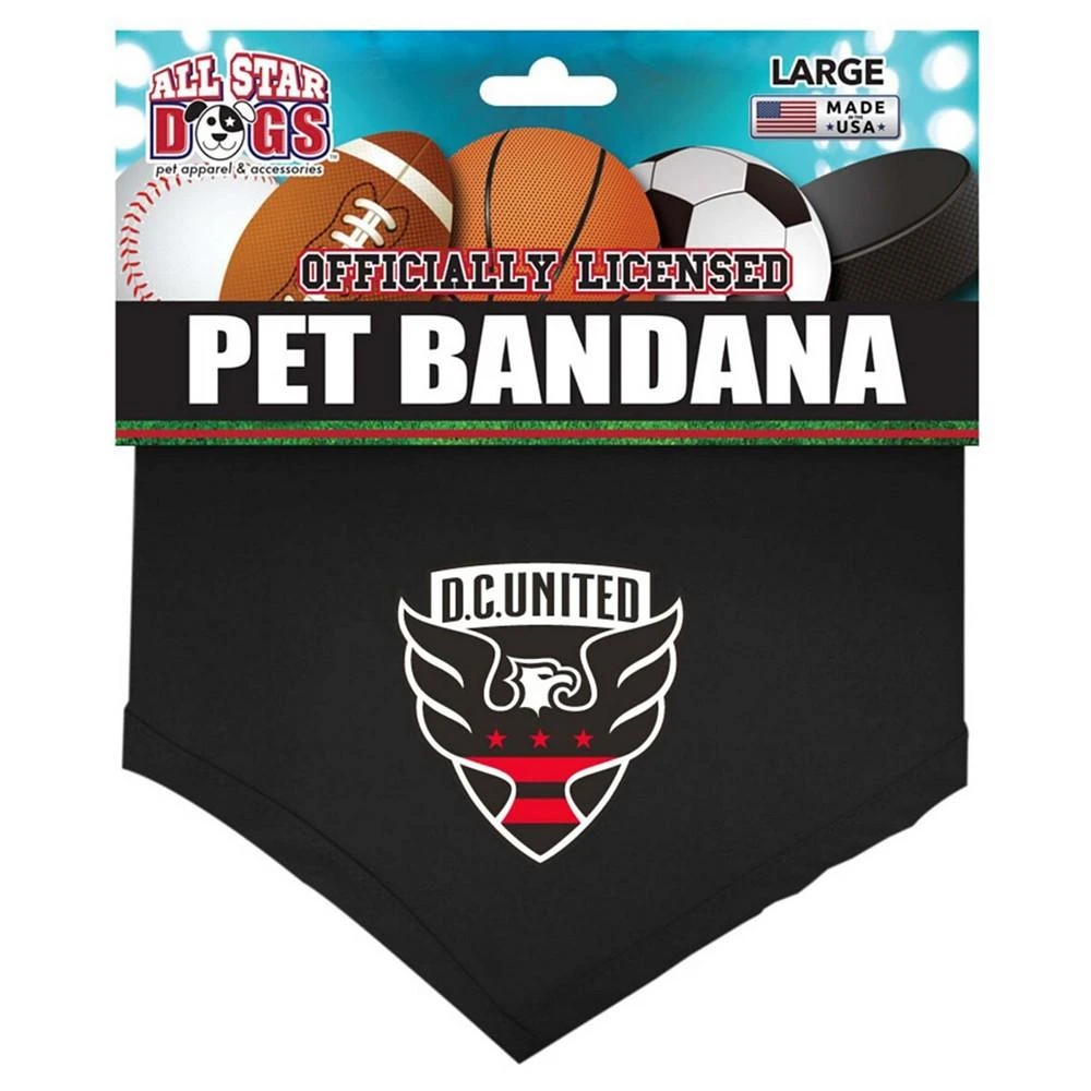 商品All Star Dogs|Black D.C. United Pet Bandana,价格¥165,第1张图片