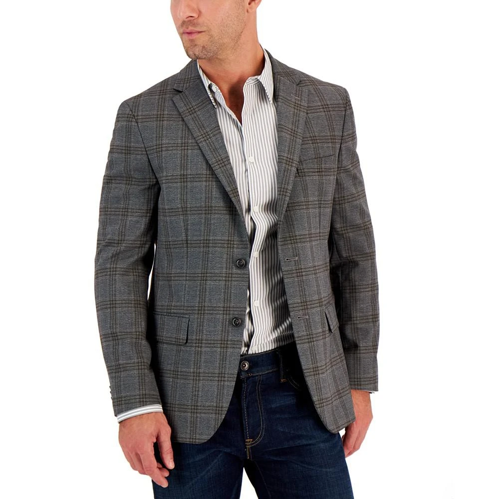 商品Tommy Hilfiger|Men's Modern-Fit Plaid Sport Coat,价格¥889,第1张图片