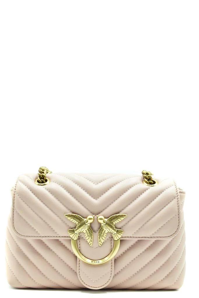 商品PINKO|Pinko Womens Pink Other Materials Shoulder Bag,价格¥2991,第1张图片
