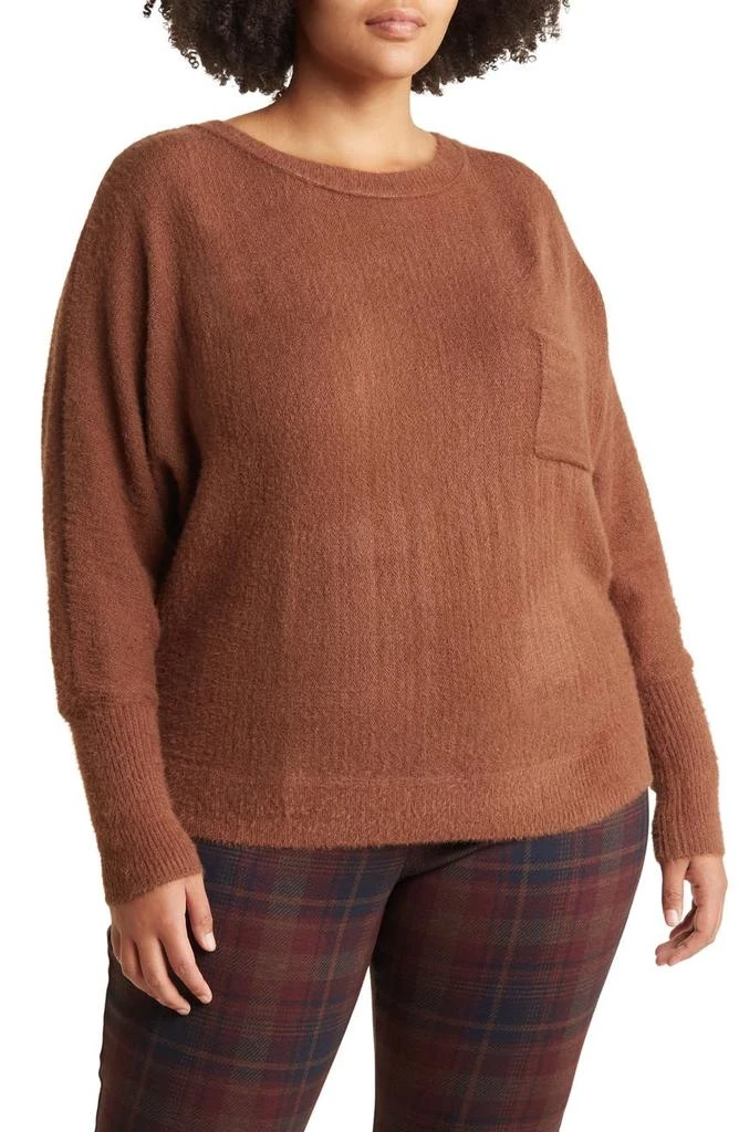 商品Caslon|Plush Dolman Sleeve Pullover,价格¥205,第1张图片