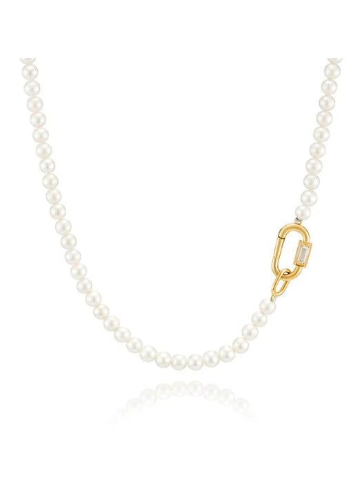 商品hyeres-lor|14K Freshwater Pearl Bead Necklace,价格¥3676,第2张图片详细描述