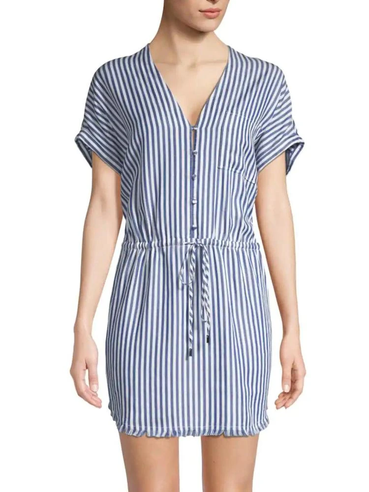 商品Paige|Haidee Stripe Drawstring Dress,价格¥1049,第1张图片