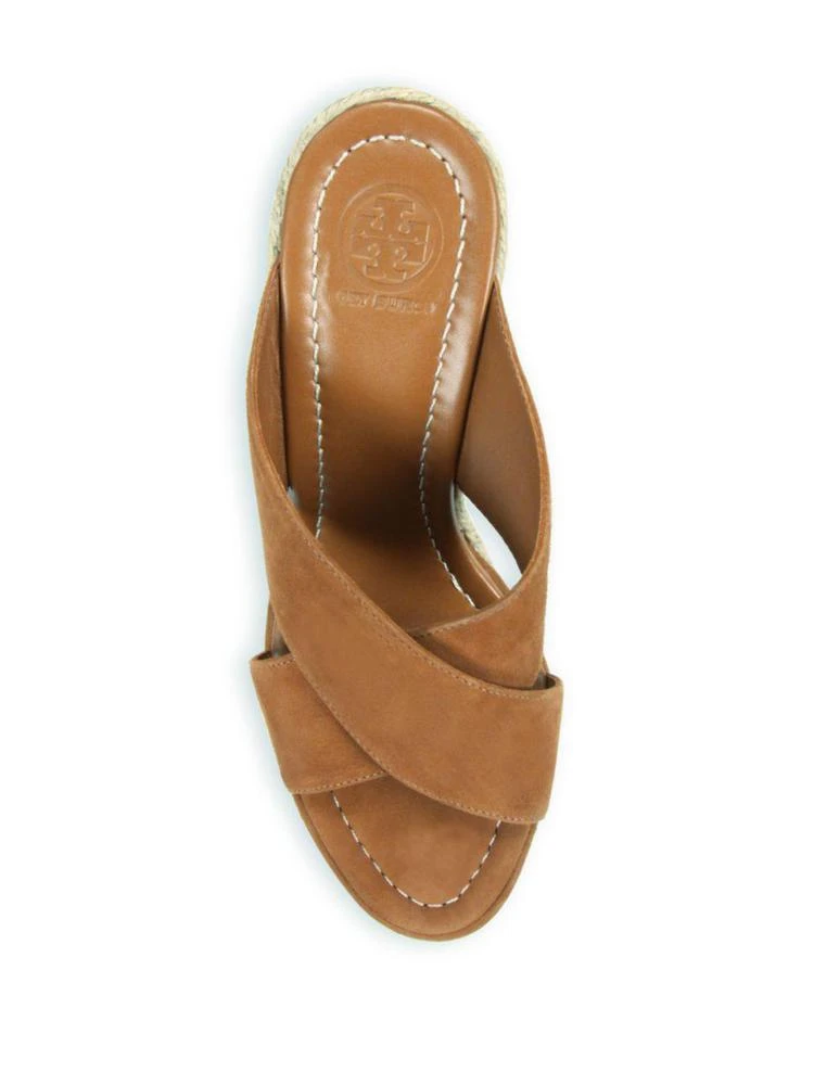 商品Tory Burch|Bailey Leather Wedge Mules,价格¥984,第4张图片详细描述