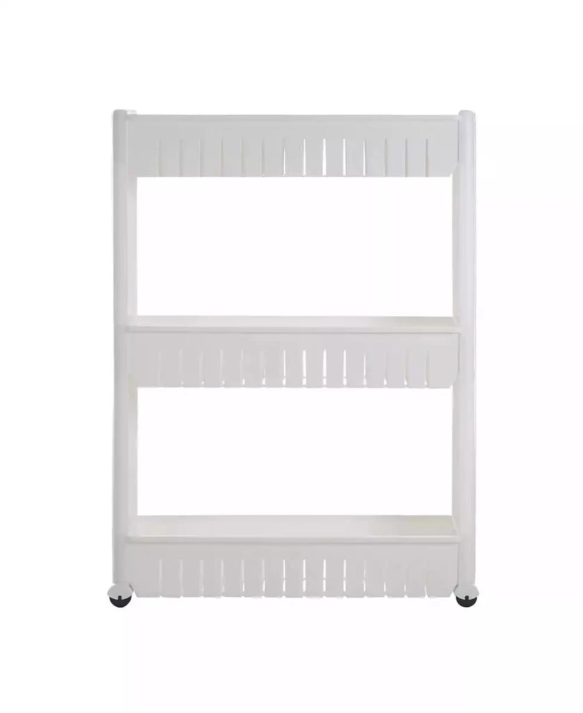 商品Trademark Global|Everyday Home 3 Tier Slide Out Laundry Cart on Rollers - Only 5" Wide,价格¥319,第1张图片