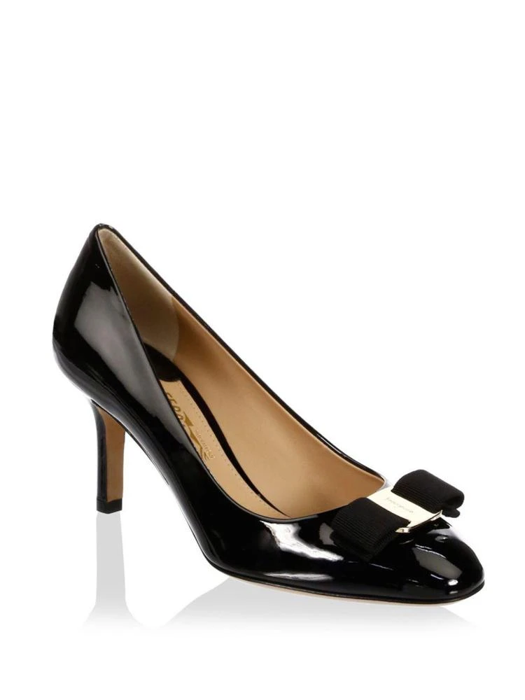 商品Salvatore Ferragamo|Erice Leather Pumps,价格¥2108,第1张图片