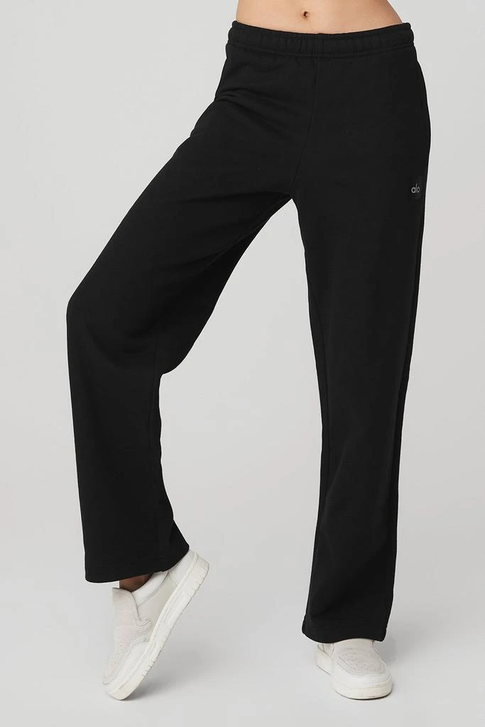 商品Alo|Renown Heavy Weight Sweatpant - Black,价格¥820,第1张图片