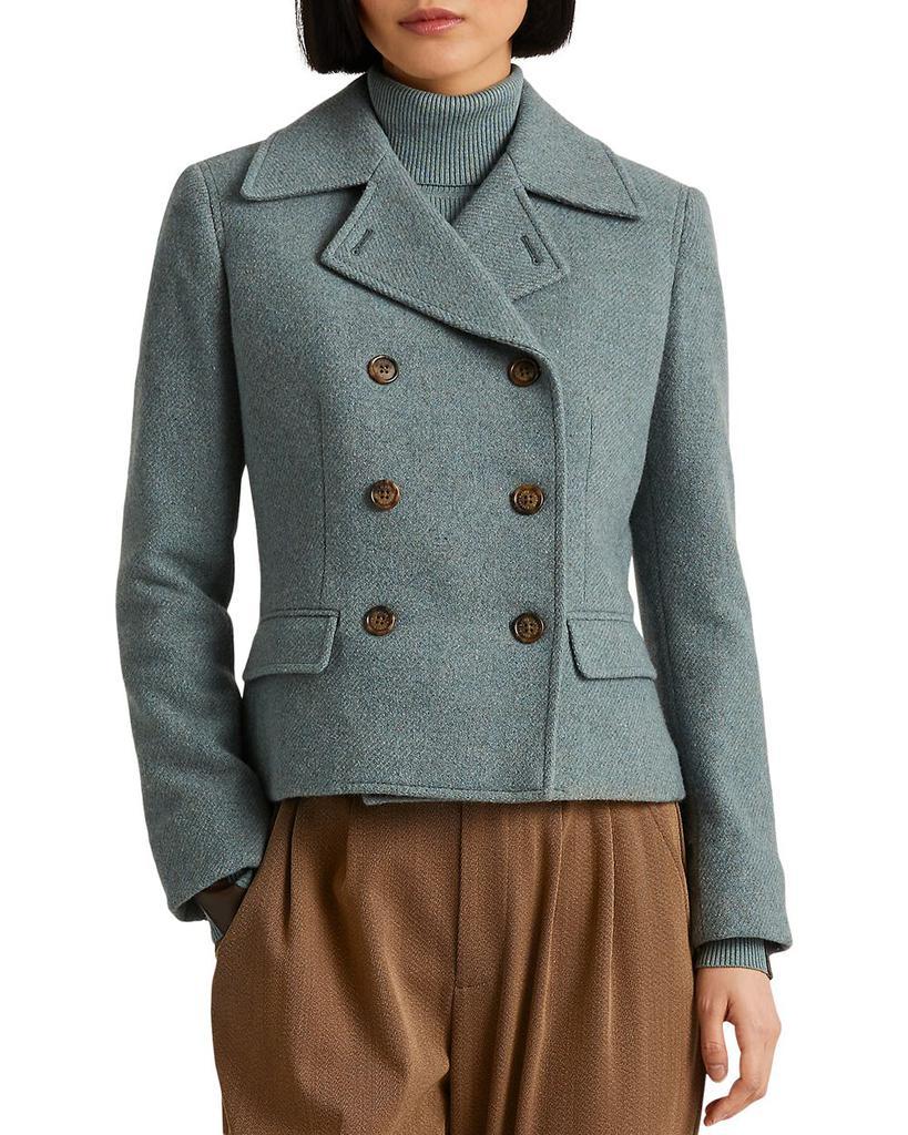 商品Ralph Lauren|Herringbone Double Breasted Coat,价格¥2724,第1张图片