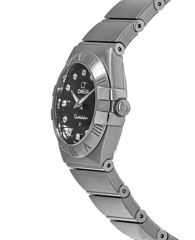 商品Omega|Omega Constellation Brushed Quartz 24mm Women's Watch 123.10.24.60.51.001-SD,价格¥13206,第4张图片详细描述