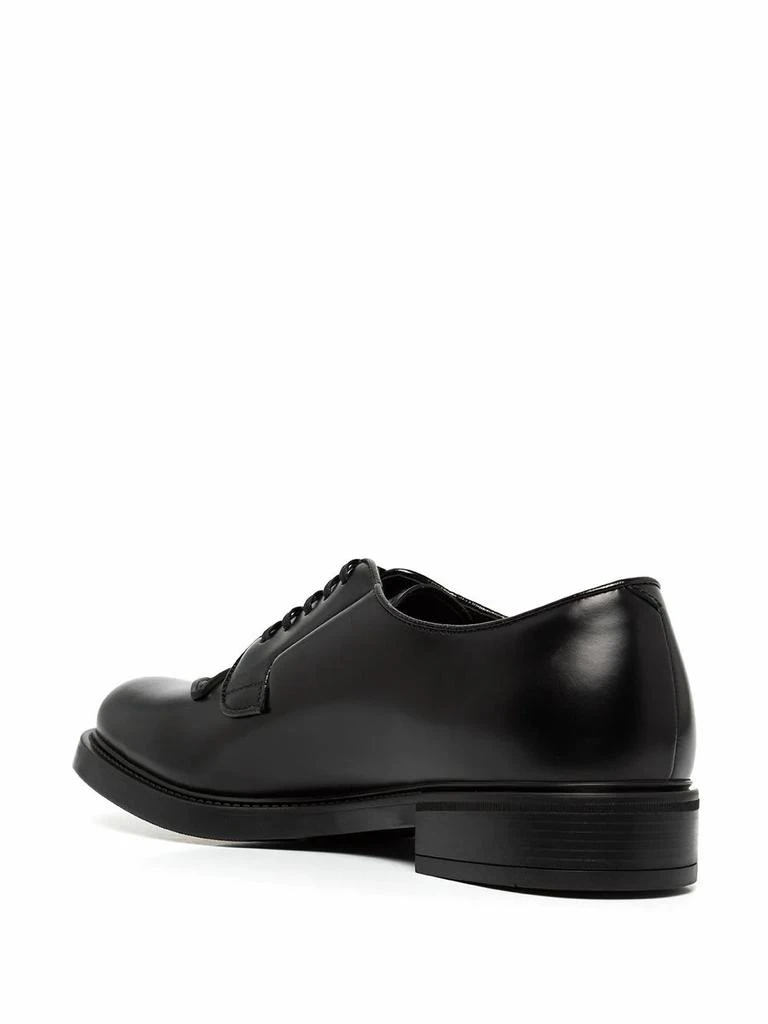 商品Prada|Prada Men's  Black Leather Lace Up Shoes,价格¥6632,第3张图片详细描述