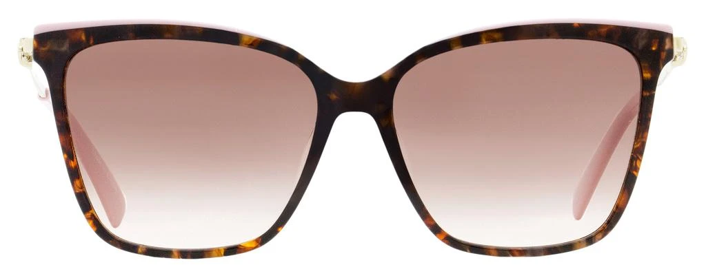 商品Longchamp|Women's Square Sunglasses LO683S 210 Tortoise/Pink/Gold 56mm,价格¥475,第2张图片详细描述