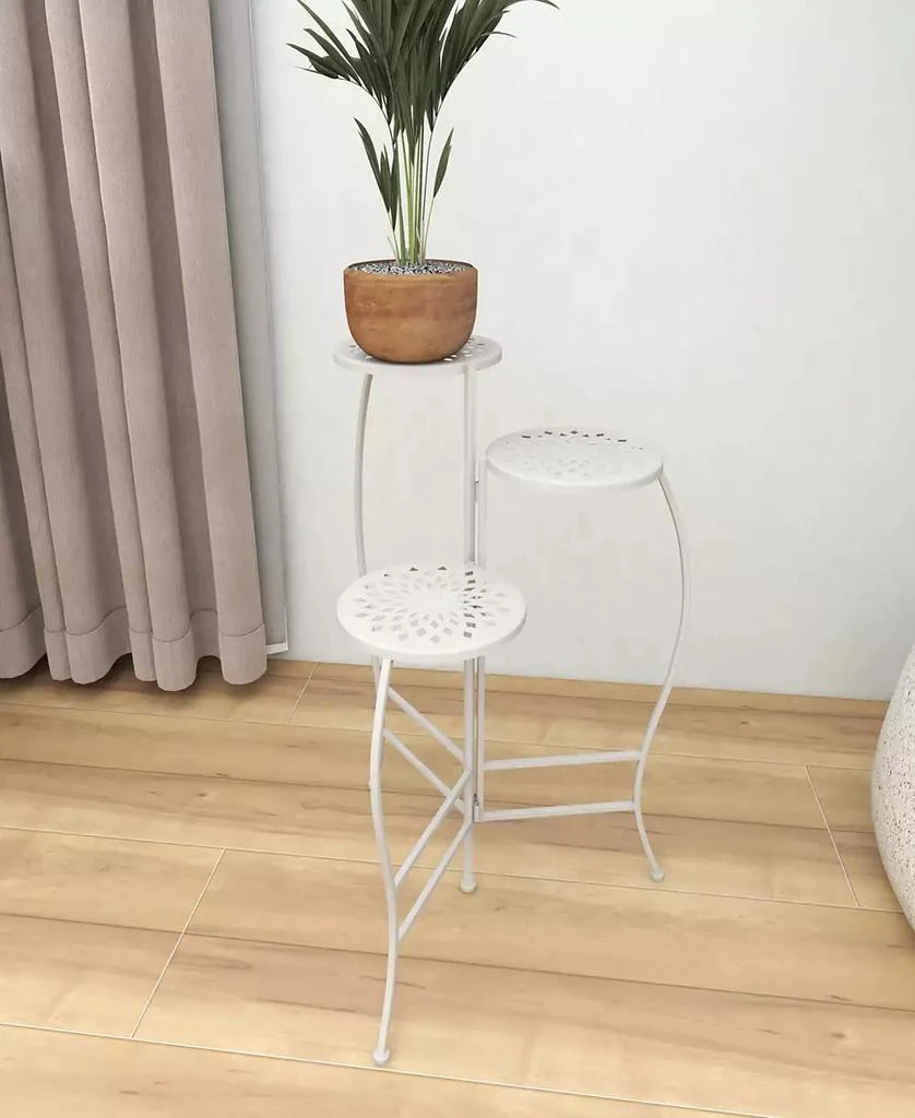 Metal Indoor Outdoor 3 Tier Floral Plant Stand 商品