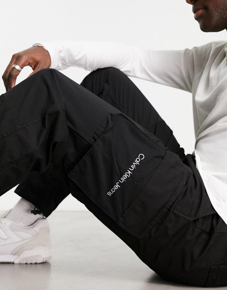 Calvin Klein lounge jogger in black with logo waistband商品第3张图片规格展示