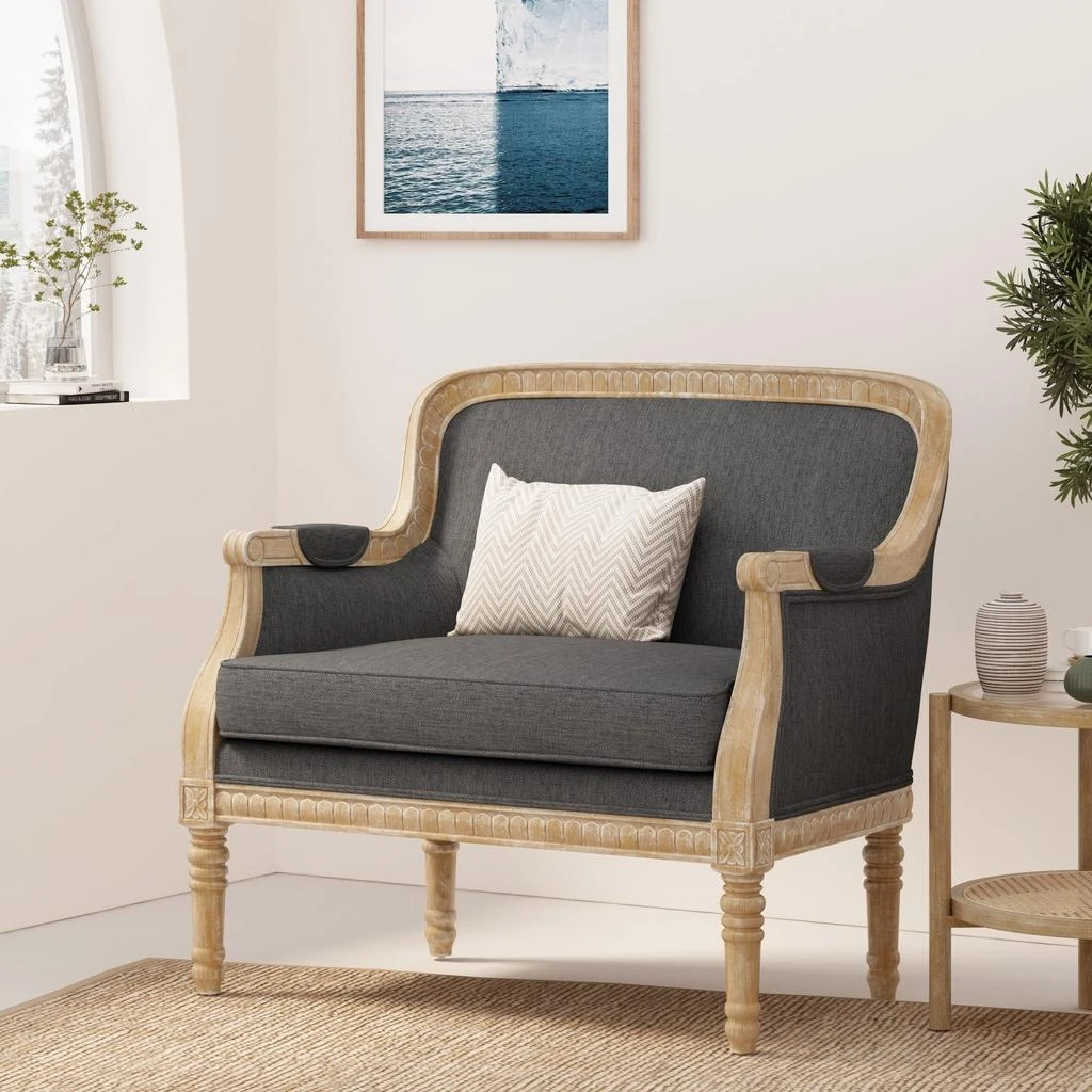 商品Streamdale Furniture|Streamdale French Country Upholstered Club Chair,价格¥5729,第4张图片详细描述