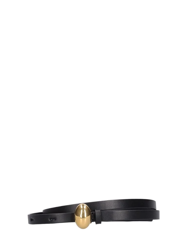 商品Jil Sander|1.2cm Leather Belt W/ Brooch,价格¥5912,第1张图片
