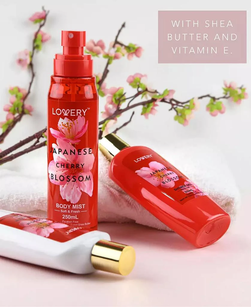 商品Lovery|Body Care Gift Set, Japanese Cherry Blossom Bath and Body Travel Set, 3 Piece,价格¥331,第3张图片详细描述