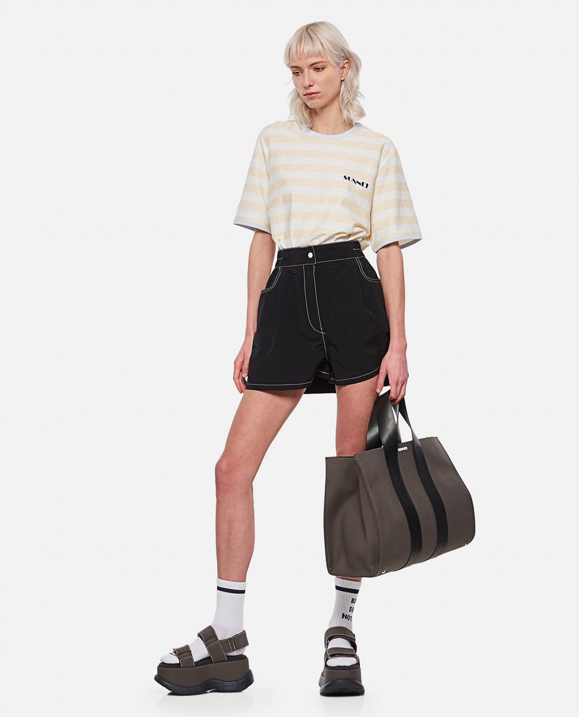 SUNNEI X BIFFI Short nylon skirt商品第2张图片规格展示