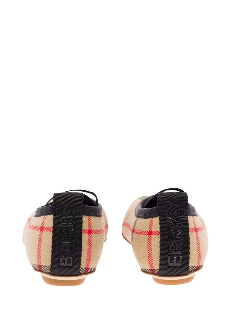 商品Burberry|Vintage Check Cotton Mini Grace Flat Shoes Burberry Kids Girl,价格¥1759,第4张图片详细描述