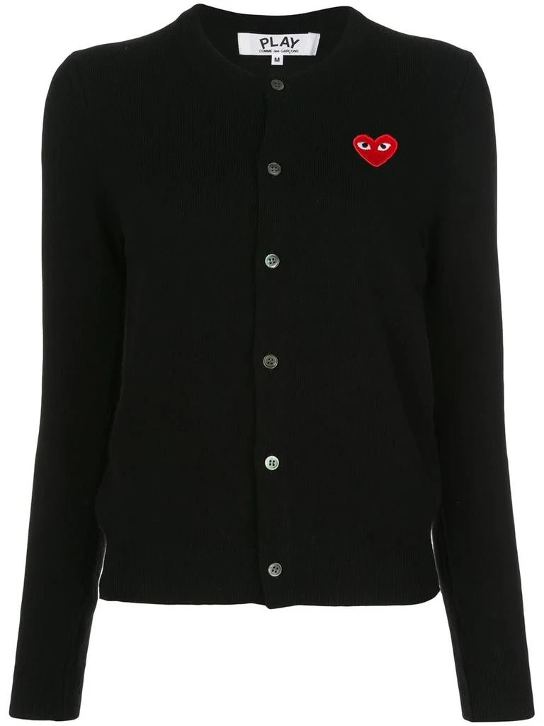 商品Comme des Garcons|COMME DES GARCONS PLAY WOMEN RED HEART CARDIGAN,价格¥1093,第5张图片详细描述