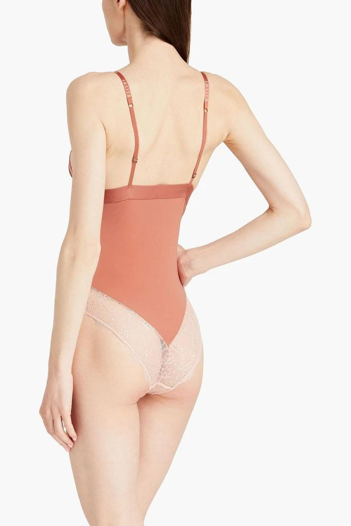 商品LOVE STORIES|Doris lace-trimmed stretch-jersey bodysuit,价格¥112,第1张图片