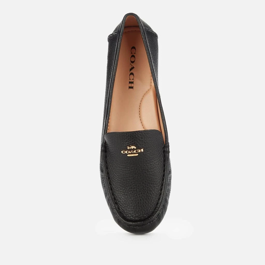 商品Coach|Coach Women's Marley Leather Driving Shoes - Black,价格¥730,第3张图片详细描述