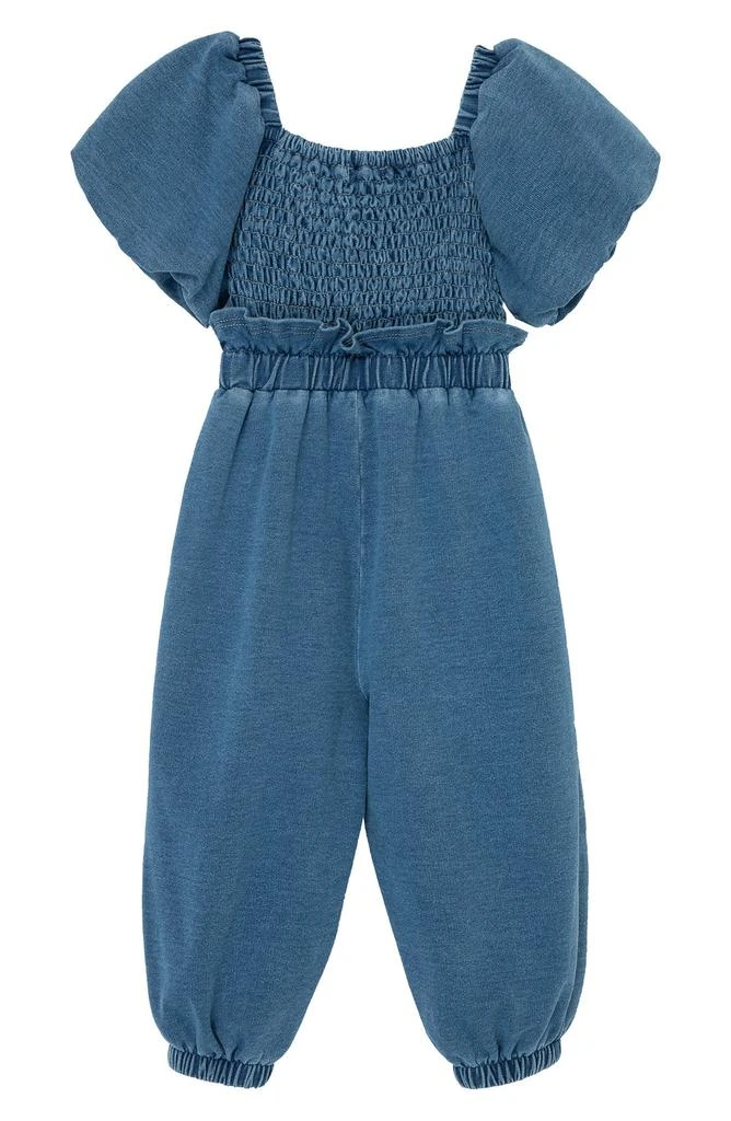 商品Habitual|Puff Sleeve Indigo Knit Jumpsuit,价格¥112,第2张图片详细描述