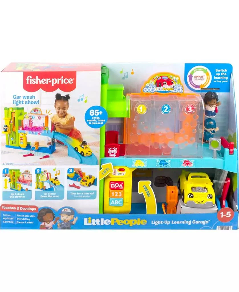 商品Fisher Price|Little People Light-Up Learning Garage Toddler Playset,价格¥336,第1张图片