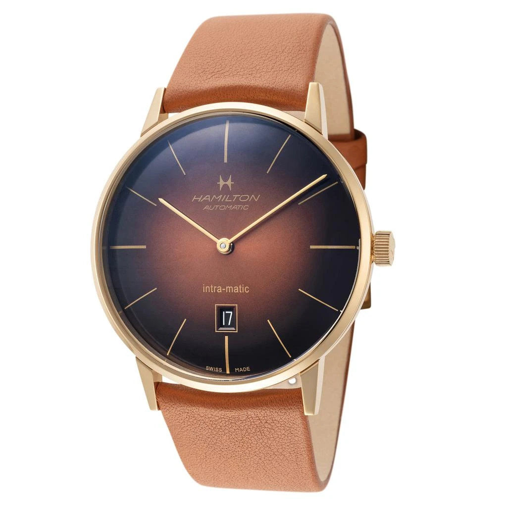 商品Hamilton|Men's Intra-Matic 42mm Automatic Watch,价格¥3584,第1张图片