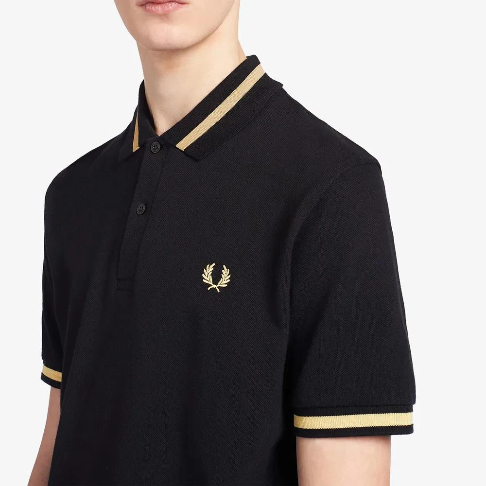 商品Fred Perry|Fred Perry Men's Single Tipped Fred Perry Polo Shirt,价格¥960,第4张图片详细描述