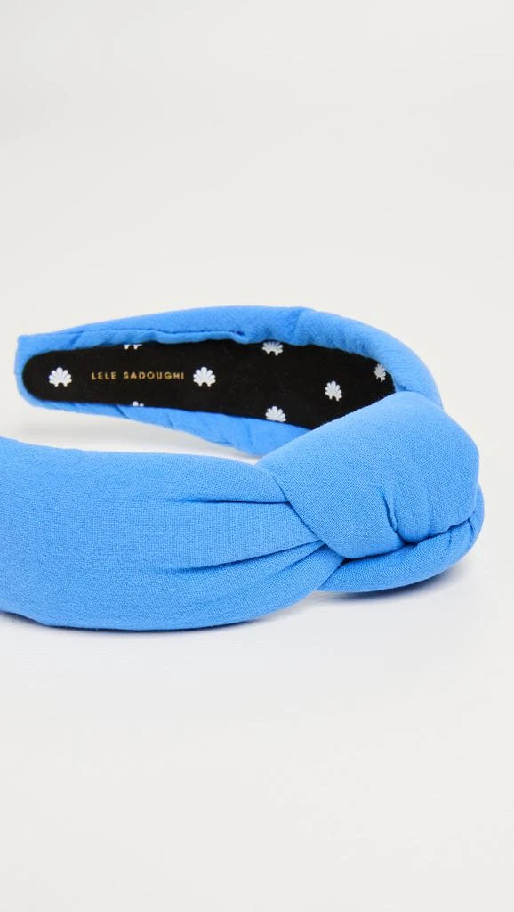 商品Lele Sadoughi|Lele Sadoughi 亚麻结饰发带,价格¥361,第4张图片详细描述