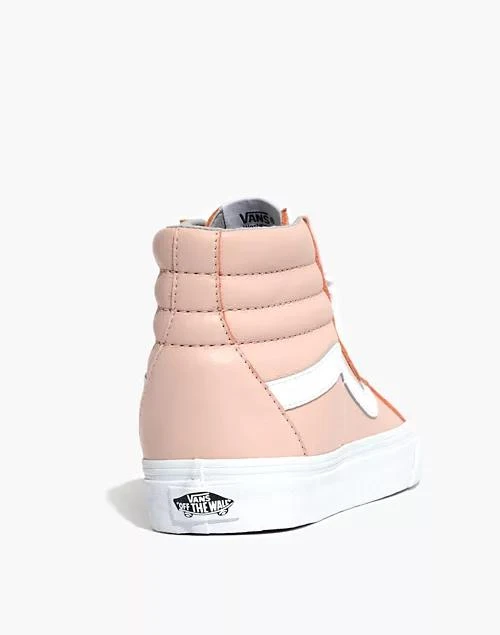 商品Vans|Unisex SK8-Hi Reissue High-Top Sneakers in Oxford Pink Leather,价格¥478,第4张图片详细描述