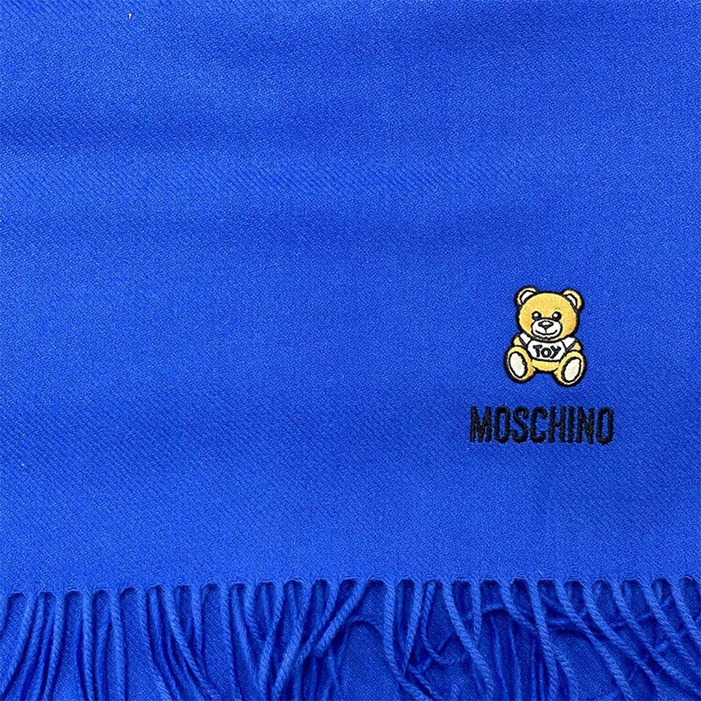 MOSCHINO 蓝色中性围巾 50124-M5293-012 商品
