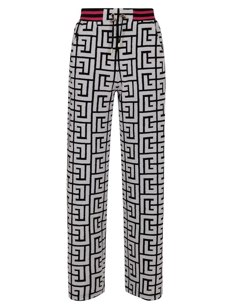 商品Balmain|Balmain Logo Monogram Drawstring Sweatpants,价格¥4846,第1张图片