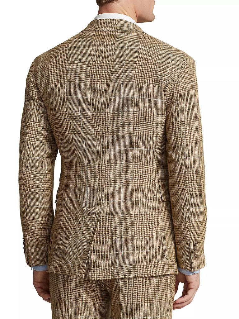 商品Ralph Lauren|Glen Check Silk, Linen, &amp; Wool-Blend Two-Button Sport Coat,价格¥3740,第4张图片详细描述