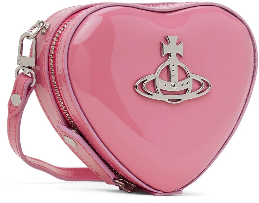 商品Vivienne Westwood|Pink Mini Louise Heart Crossbody Bag,价格¥3565,第2张图片详细描述