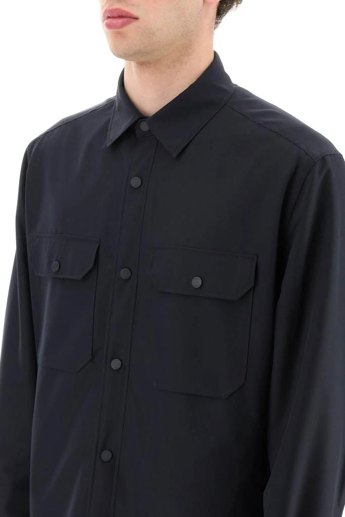 商品Zegna|Zegna techno wool poplin overshirt,价格¥4329,第4张图片详细描述