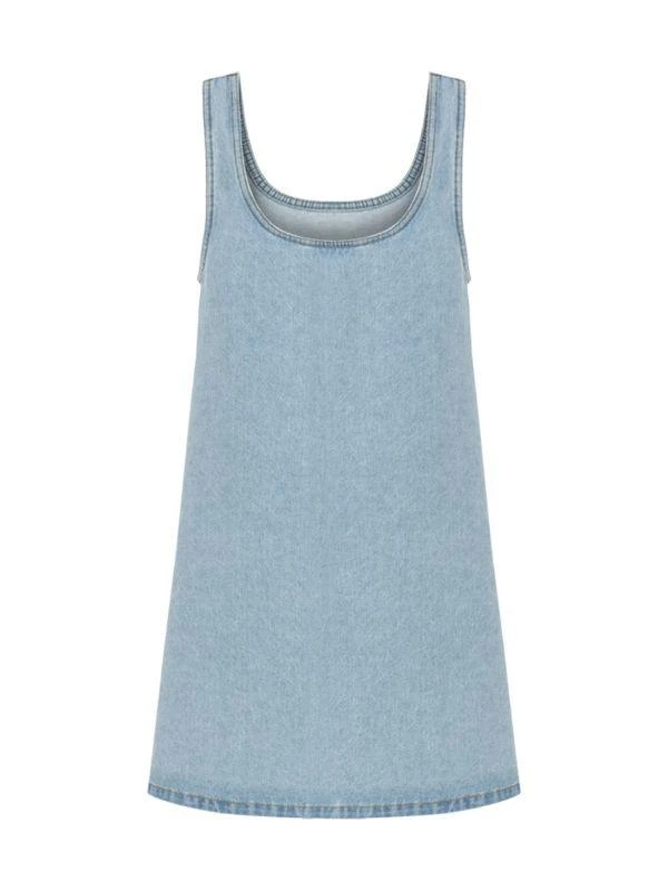 商品Nocturne|Scoopneck Mini Denim Dress,价格¥712,第4张图片详细描述