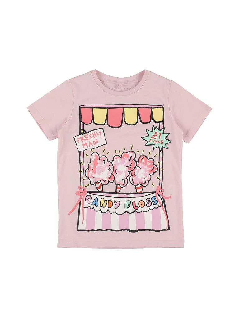 STELLA MCCARTNEY KIDS | Candy Floss Organic Cotton T-shirt