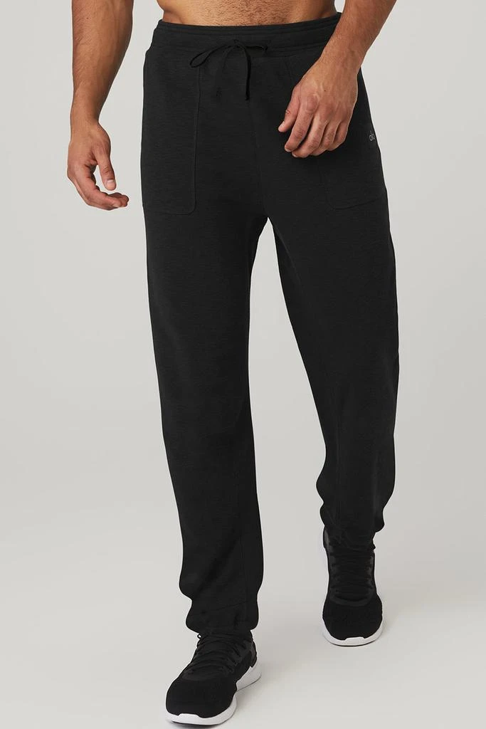 商品Alo|The Qualifier Pant - Black Slub,价格¥445,第1张图片