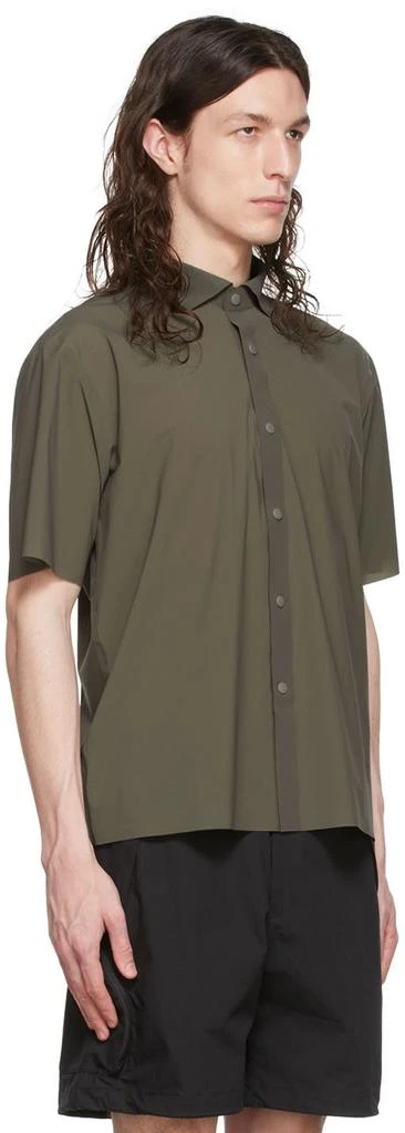 商品DESCENTE|Brown Nylon Shirt,价格¥625,第2张图片详细描述