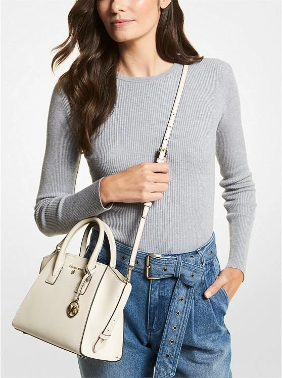 商品Michael Kors|Avril Small Leather Top-Zip Satchel,价格¥1407,第3张图片详细描述