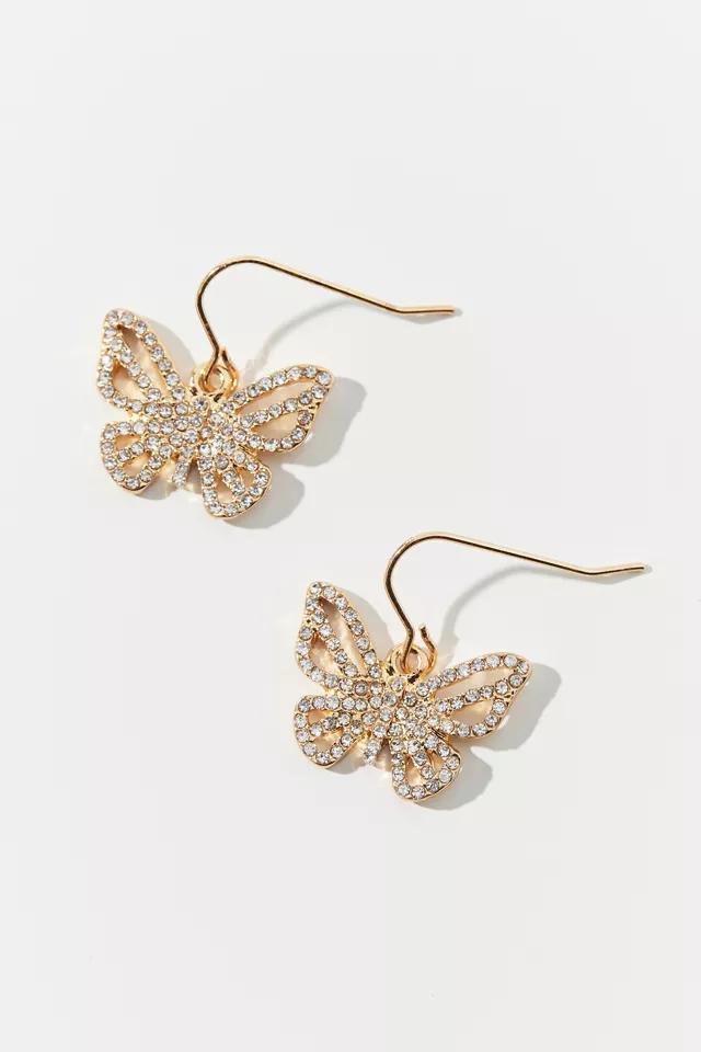 Sandra Rhinestone Butterfly Earring商品第3张图片规格展示