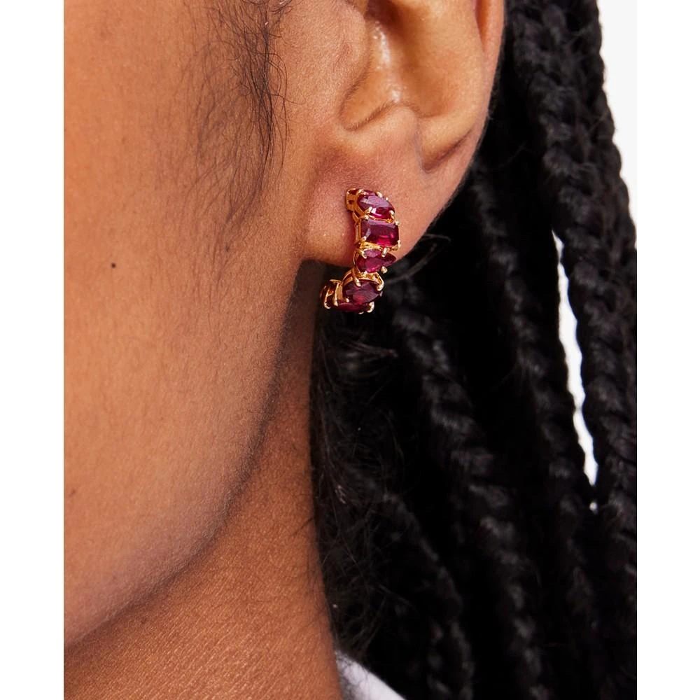 商品Kate Spade|Candy Shop Crystal Small Hoop Earrings, 0.6",价格¥353,第3张图片详细描述